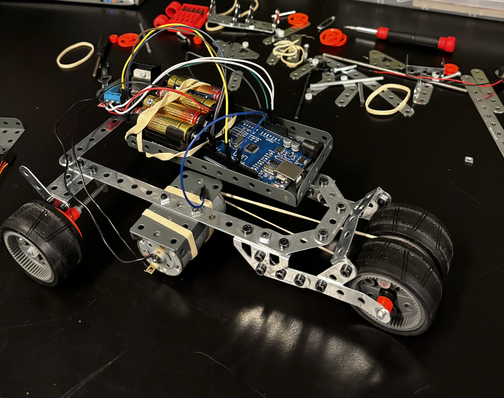 Physical build of the Teddy Bear Wheelchair